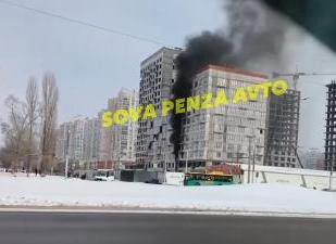 В МЧС назвали причину пожара в пензенском ЖК Арбери