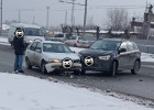 На улице Чаадаева в Пензе жестко столкнулись две машины