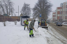 В Пензе на уборку снега вышли 90 машин и 110 рабочих