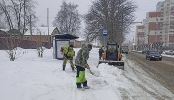 В Пензе на уборку снега вышли 90 машин и 110 рабочих