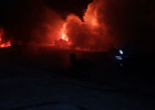 Опубликованы фото с места масштабного пожара на улице Рябова в Пензе