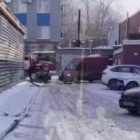 Пензенцы сообщают о новом большом пожаре на улице Рябова