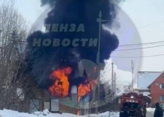 Пензенцы сообщают о пожаре на улице Зеленодольской