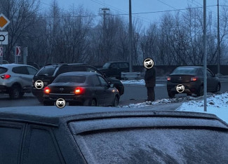 В пензенском микрорайоне ГПЗ случилась авария на кольце