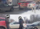 На улице Калинина в Пензе жестко столкнулись два автомобиля