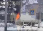 На улице Измайлова в Пензе полыхает грузовая ГАЗель