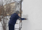 В центре Пензы закрасили надписи с рекламой наркотиков