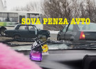 Под Пензой в жесткой аварии изуродовало две машины