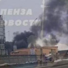 В Пензе полыхает цистерна с нефтепродуктами