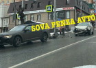 Пензенцы сообщают о серьезной аварии на перекрестке улиц Кураева и Володарского