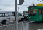 На улице Кирова в Пензе случилось ДТП с маршруткой