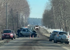 Под Пензой в жесткой аварии разбились две машины. ВИДЕО