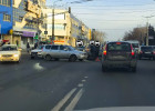 В Пензе из-за ДТП парализовало улицу Гагарина