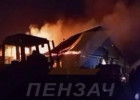 Страшный пожар в Пензенской области: из горящего дома спасли пожилую женщину