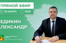 Александр Бедикин в прямом эфире ответит на вопросы жителей Сердобского района