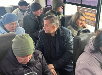Глава пензенского минстроя прокатился на маршрутке в час пик
