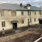 В Пензенской области загорелась квартира в двухэтажном доме