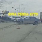 В Пензе из-за жесткой аварии парализовало улицу Аустрина