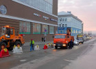 На улице Кураева в Пензе убрали пластиковые дорожные блоки 