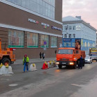 На улице Кураева в Пензе убрали пластиковые дорожные блоки 