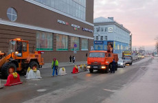 На улице Кураева в Пензе убрали пластиковые дорожные блоки 