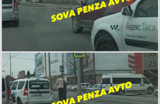 На улице Измайлова в Пензе случилась авария с участием такси