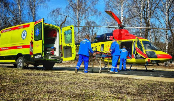 За день из райцентров в Пензу на вертолетах доставили трех пациентов