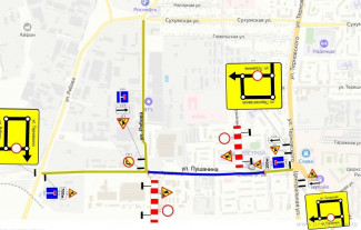 В течение трех дней в Пензе будут перекрывать улицу Пушанина