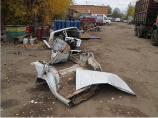 В Пензенской области два рецидивиста распилили угнанный автомобиль