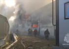 В Пензе потушили крупный пожар на улице Аустрина