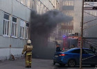 В Пензе полыхает здание администрации Ленинского района