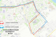 В Пензе изменили схему движения троллейбусов № 105