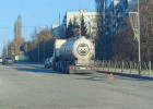 Пензенцы сообщают об аварии с автоцистерной на улице Окружной