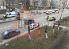 На улице Калинина в Пензе случилось жесткое ДТП с мотоциклом