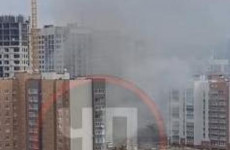 В пензенском микрорайоне Арбеково случился пожар на стройке