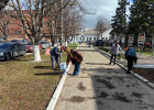 В Железнодорожном районе Пензы прошёл субботник