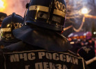 В Пензе рядом с жилым домом вспыхнул грузовой автомобиль