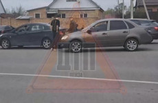 Очевидцы сообщают об аварии на улице Спартаковской в Пензе