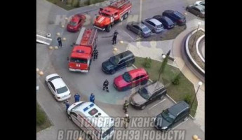  В Засечном к одному из жилых домов стянулось много пожарной техники и скорая помощь