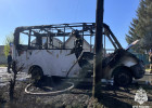 В Кузнецке Пензенской области дотла сгорела маршрутка