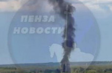 На Барковке в Пензе полыхает дачный дом