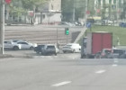 Возле памятника Победы в Пензе осложнено движение из-за ДТП