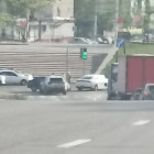 Возле памятника Победы в Пензе осложнено движение из-за ДТП