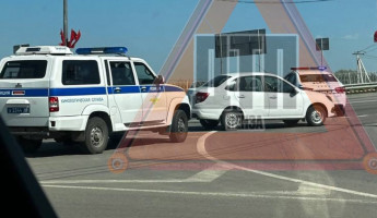 В Пензе силовики перекрыли мост в районе улицы 40 лет Октября