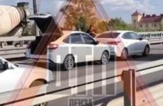 На Терновском мосту в Пензе образовался затор из-за ДТП