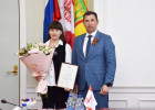 В Пензе наградили Почетной грамотой врача Яну Муратову