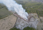 В Пензенской области три дня тушили пожар на свалке бытовых отходов