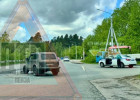 Пензенцы сообщают о жесткой аварии в районе Ахунского переезда