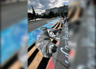 В Пензе прошла акция «Я рисую мелом» ко Дню Победы