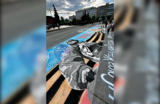 В Пензе прошла акция «Я рисую мелом» ко Дню Победы